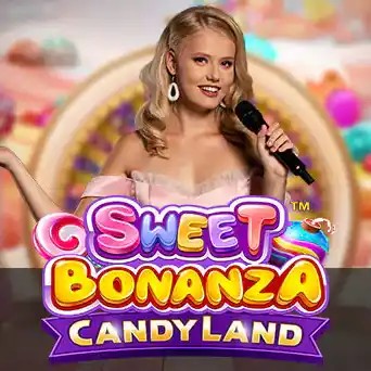Sweet Bonanza CandyLand online game logo by Pragmatic Play on 5gringoscasino-gr.com