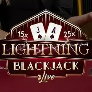 Lightning Blackjack logo – Live Dealer by Evolution at 5Gringos