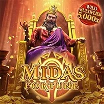 Midas Fortune slot logo by PG Soft at 5Gringos