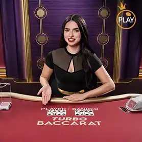 Turbo Baccarat online game logo by Pragmatic Play on 5gringoscasino-gr.com